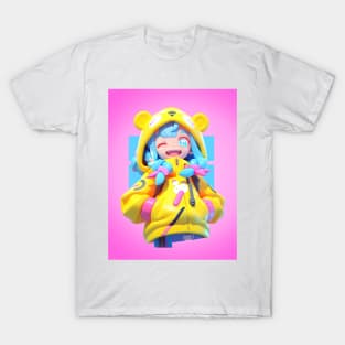 AKBLM - RYūGI ADVENTURE GIRL HAS STYLE りゅうぎ | COOL 3D ANIME GIRL FASHION T-Shirt